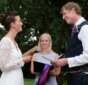 Handfasting ceremony in Sussex